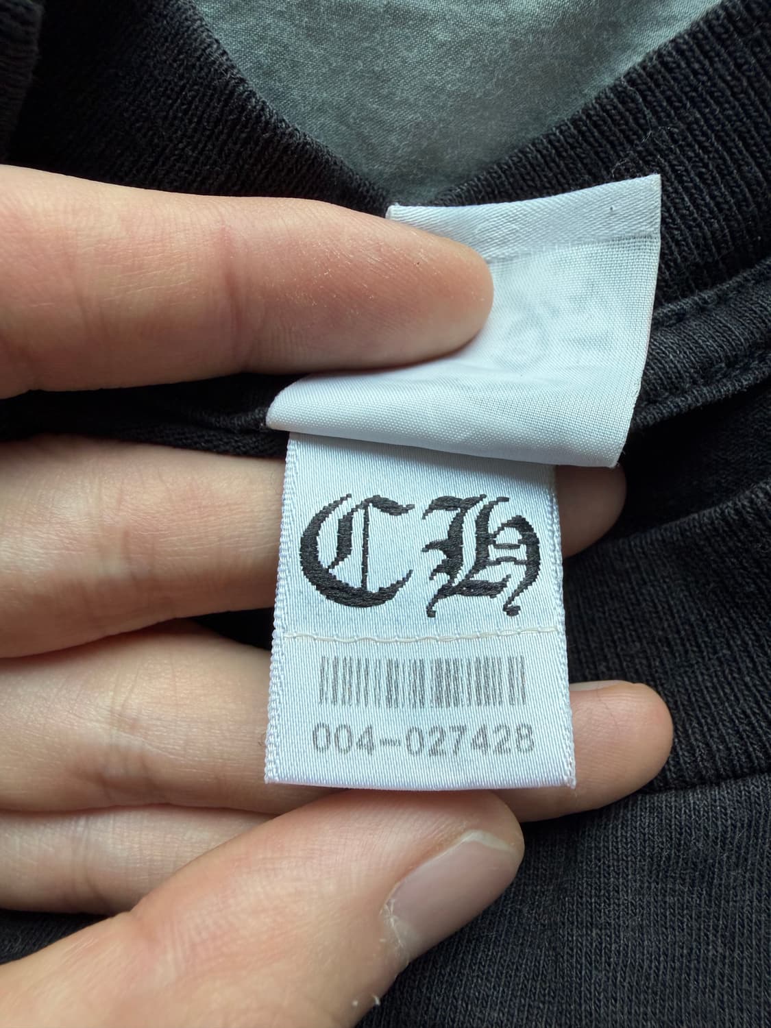 [S] 빈티지 크롬하츠 대거 반팔 티셔츠 블랙 상품이미지3