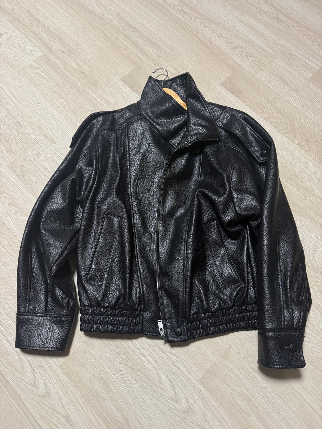 자라 페이크레더 자켓 m 상품이미지2