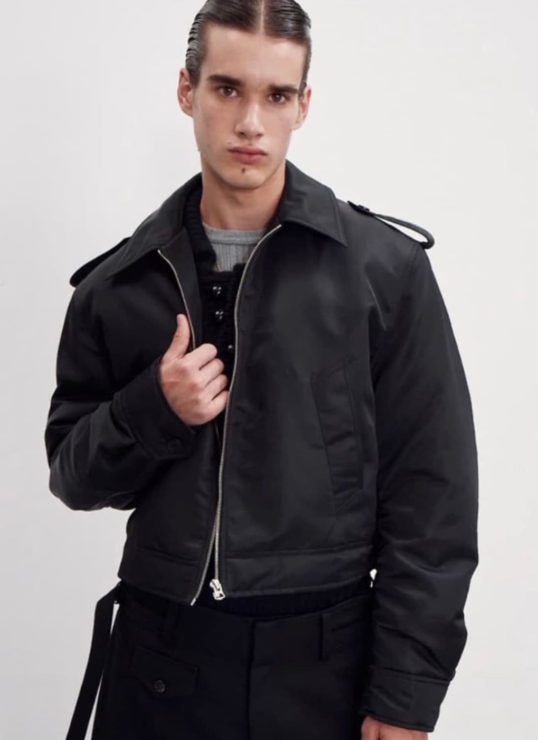 렉토 나일론 봄버 자켓 M 상품이미지6