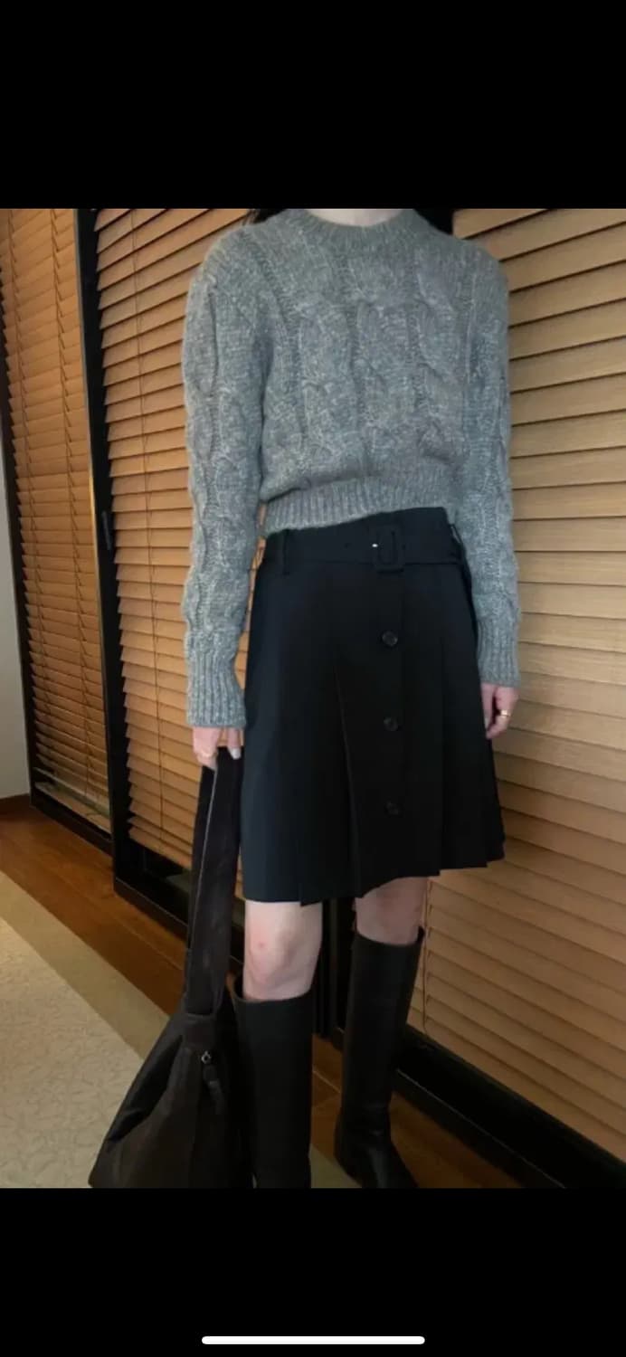 위아 마티나 스커트 블랙 s 상품이미지2