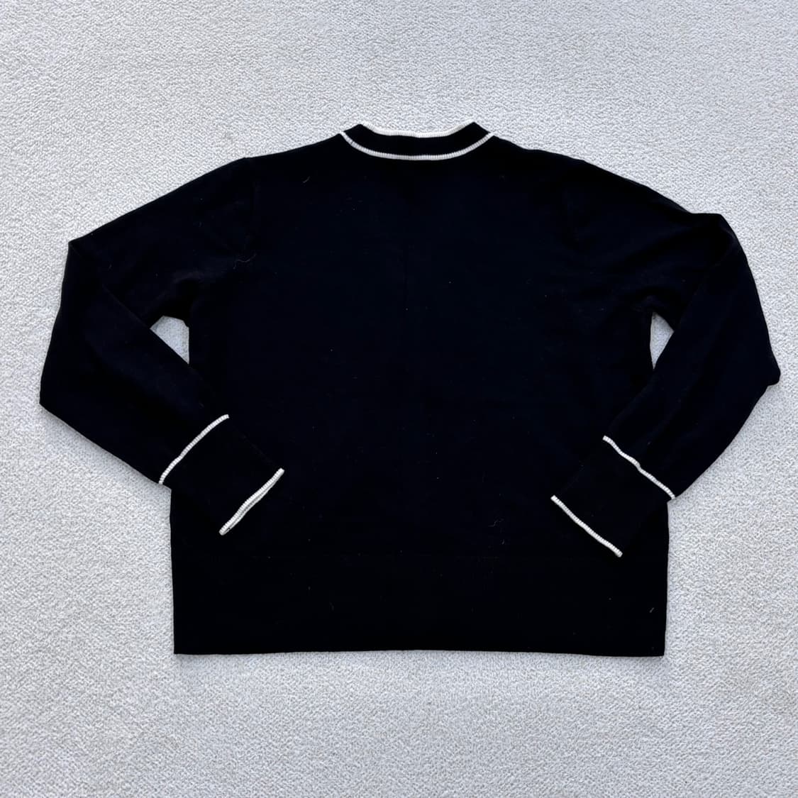 100 울시 남성 브이넥 니트 가디건 0324E 상품이미지2