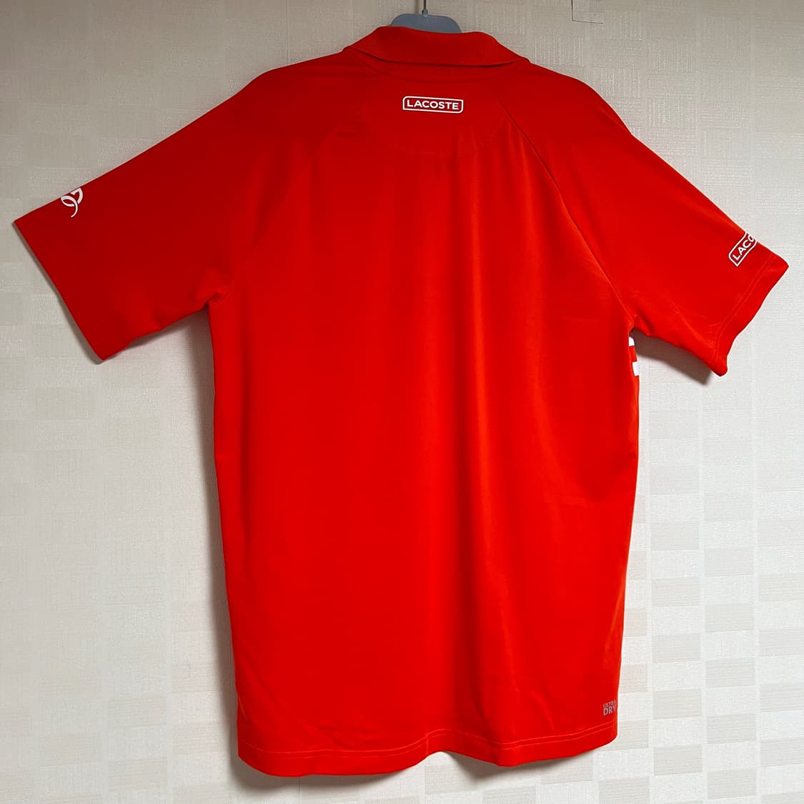 라코스테 노박 조코비치 상의 레드 오렌지 상품이미지2