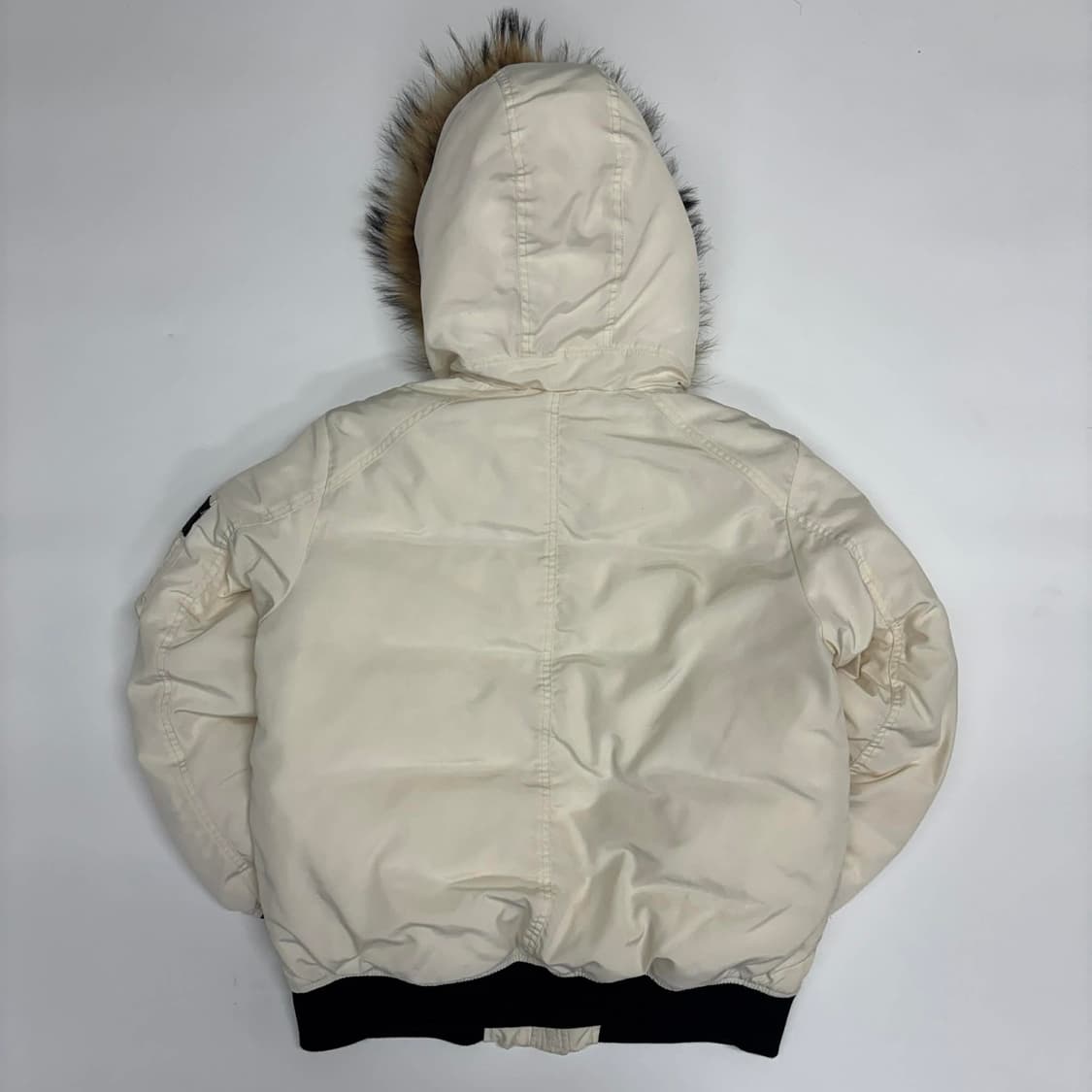 버커루 라쿤 y2k 울프죠 라쿤 퍼 자켓 숏 푸퍼 패딩(L) 상품이미지3