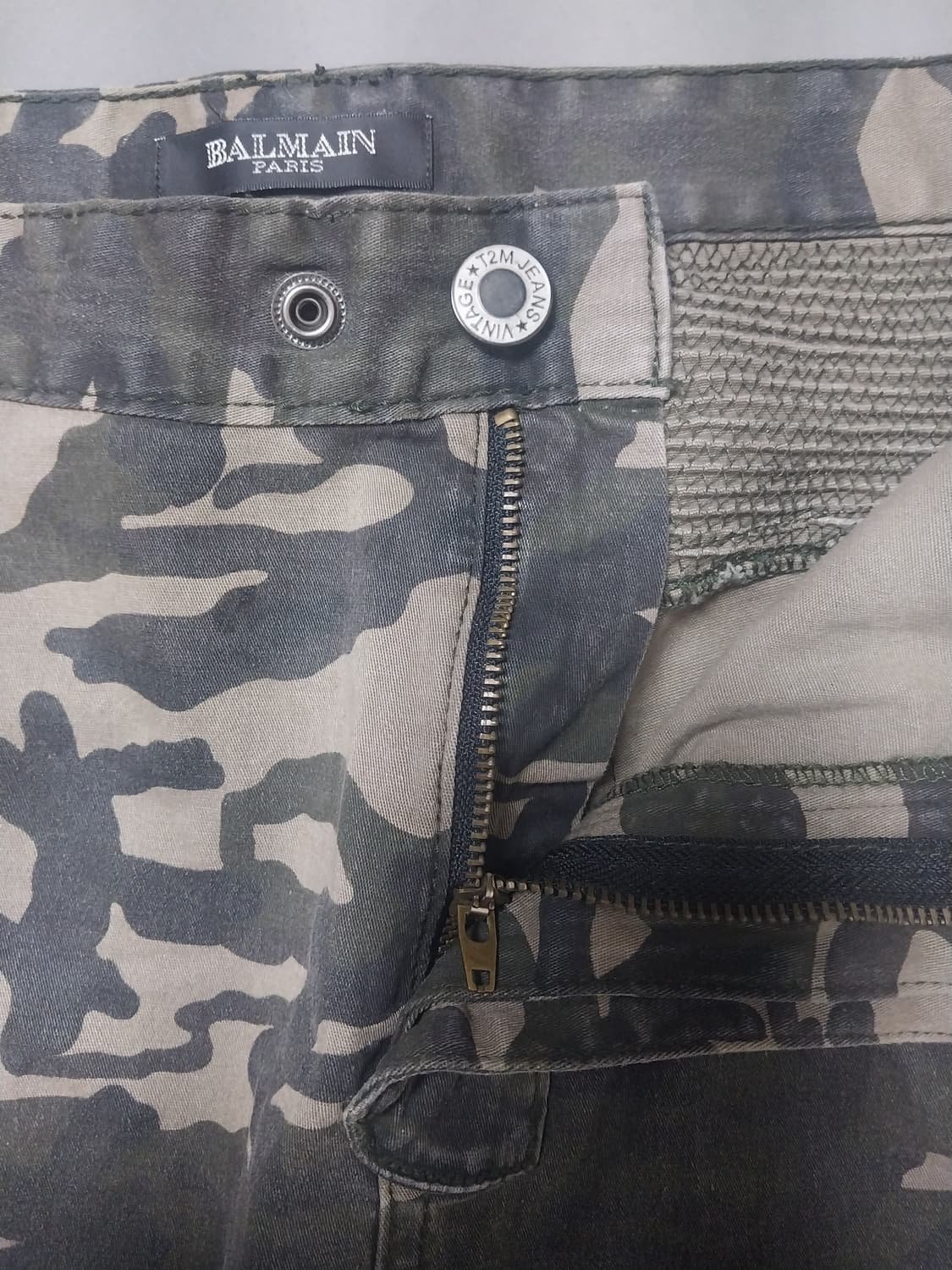 [40] 발망 밀리터리 카모플라쥬 바이커 카고 팬츠 상품이미지6