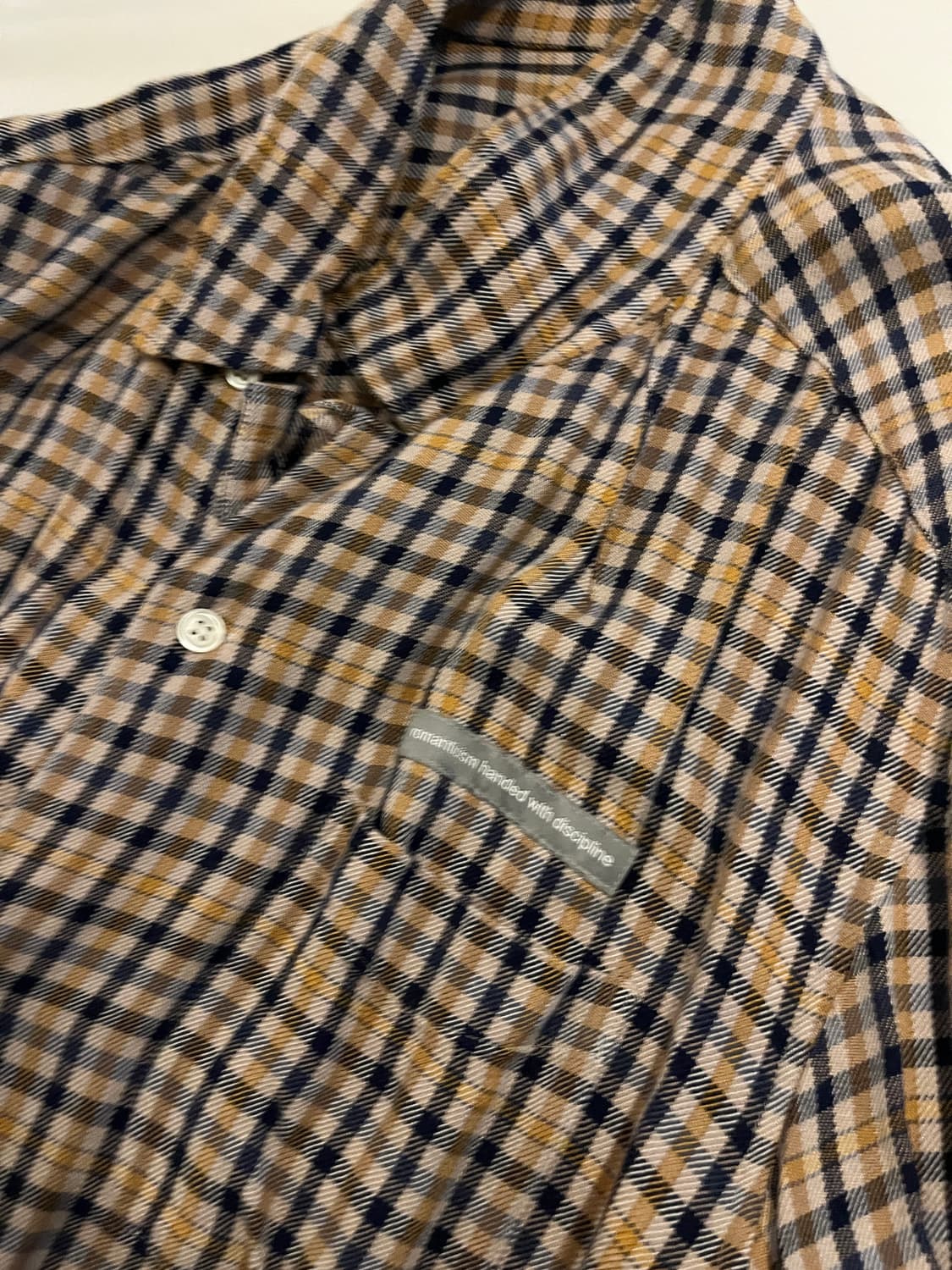 언더커버 플란넬 체크셔츠 4 사이즈 상품이미지2