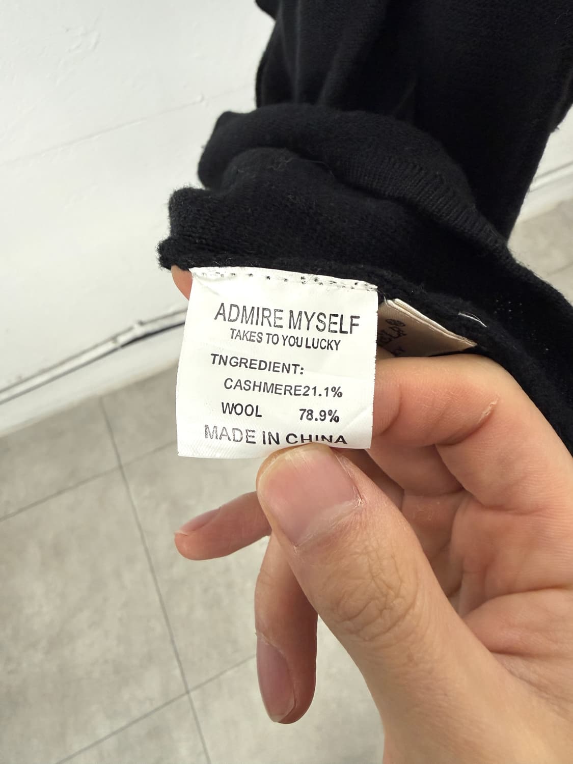 Admire Myself 더블 브레스트 가디건 상품이미지4