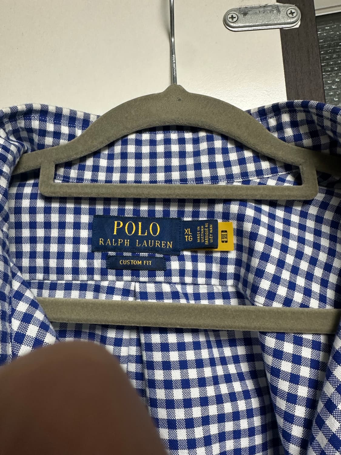 폴로 옥스포드 체크 셔츠 XL 상품이미지4