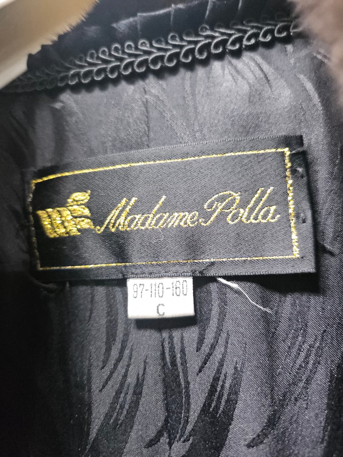 마담포라 블랙그라마 밍크 코트 자켓 브라운 Free 상품이미지7