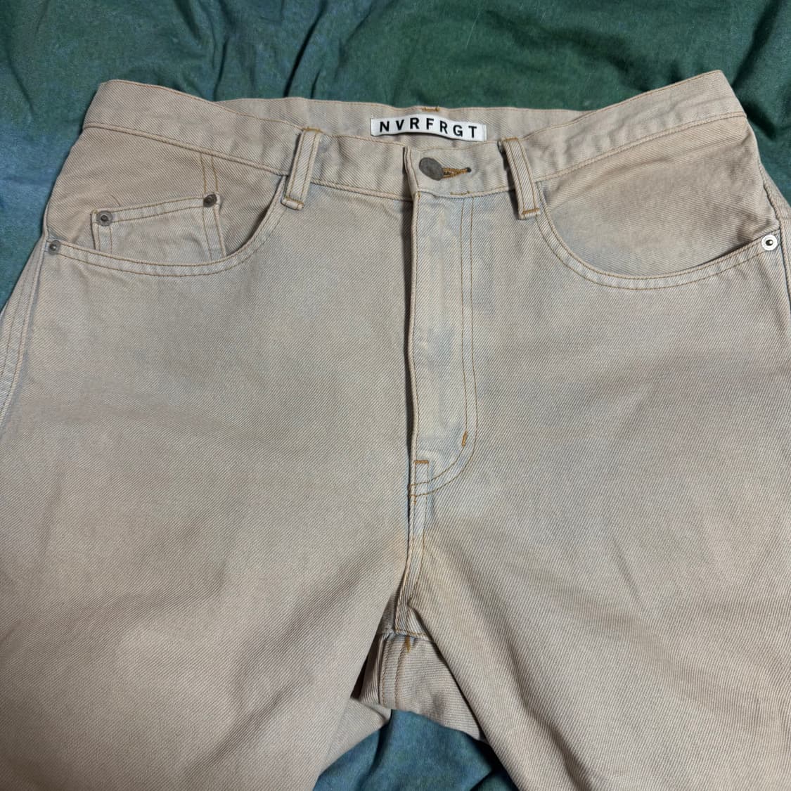 [3, 새상품]NVRFRGT 네버포겟 3D 라이트 페이디드 트위스트 진 상품이미지8