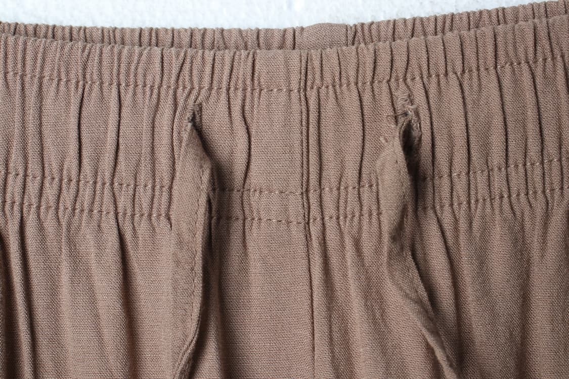 (M-L) 지오다노 트레이닝복 바지 밴딩 베이지 린넨 마-P10150 상품이미지5