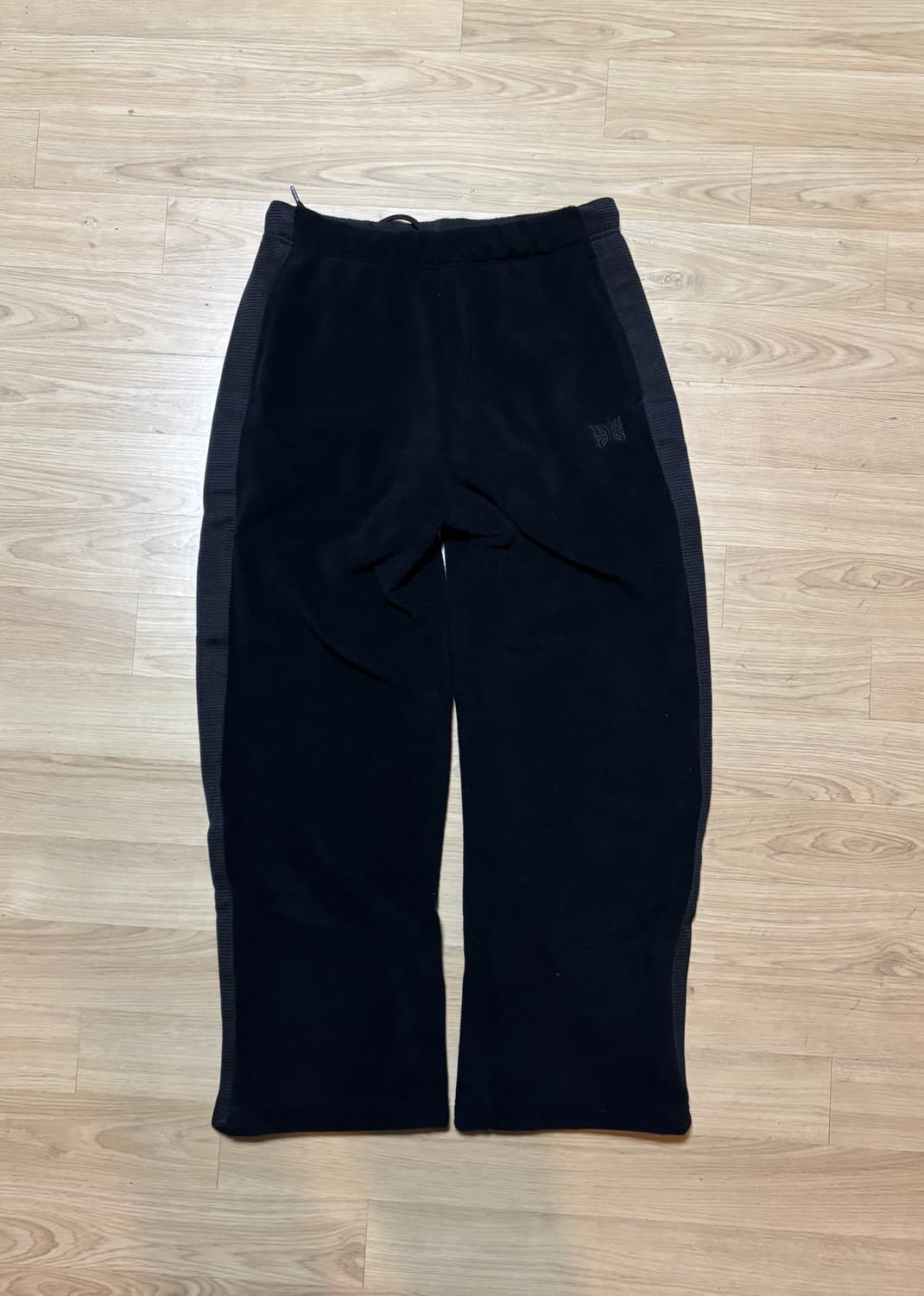 니들스 x 유니클로 플리스 와이드 팬츠 블랙 (JP) 상품이미지2