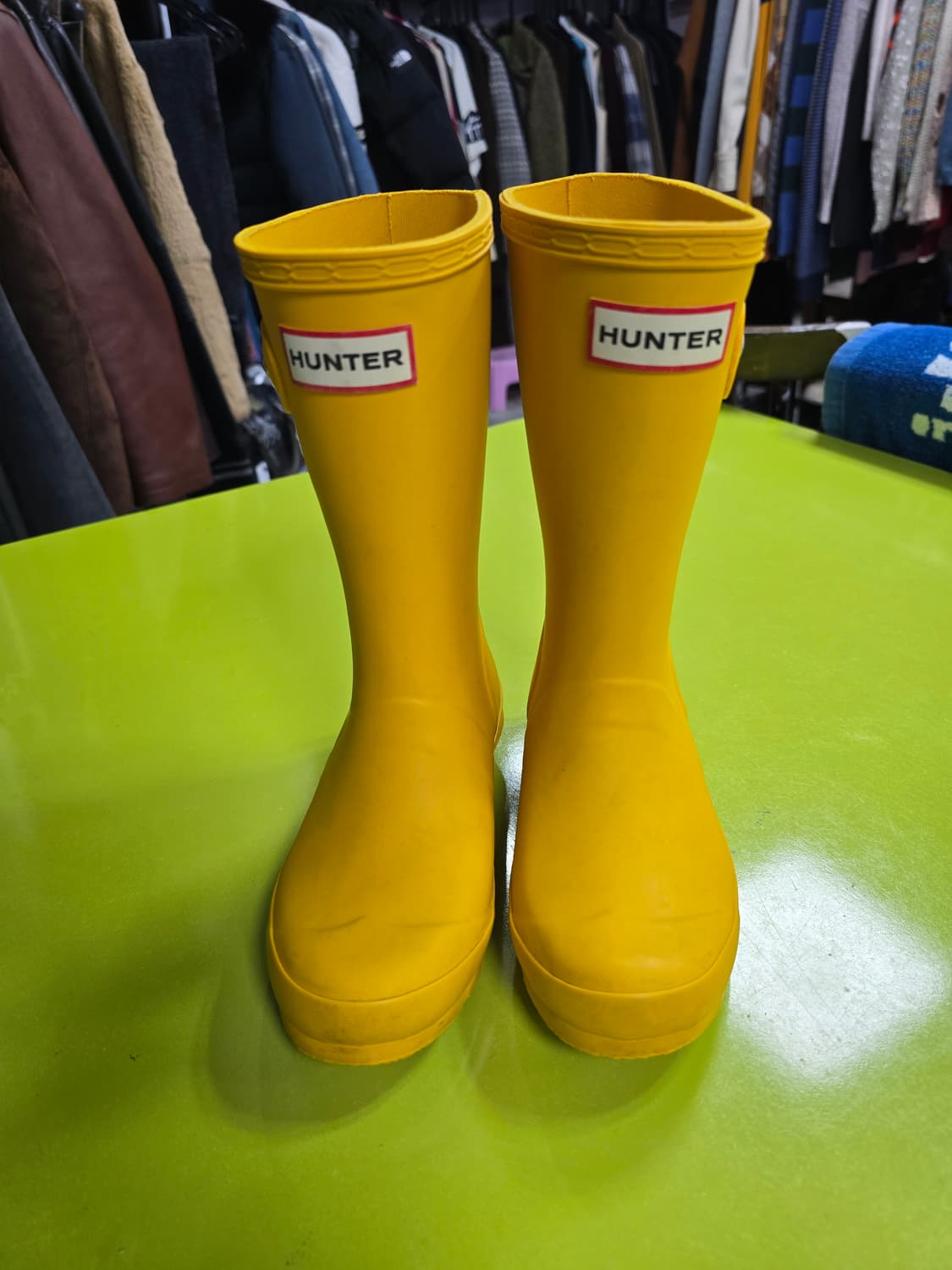 헌터키즈 옐로우 레인부츠 (1363) 상품이미지1