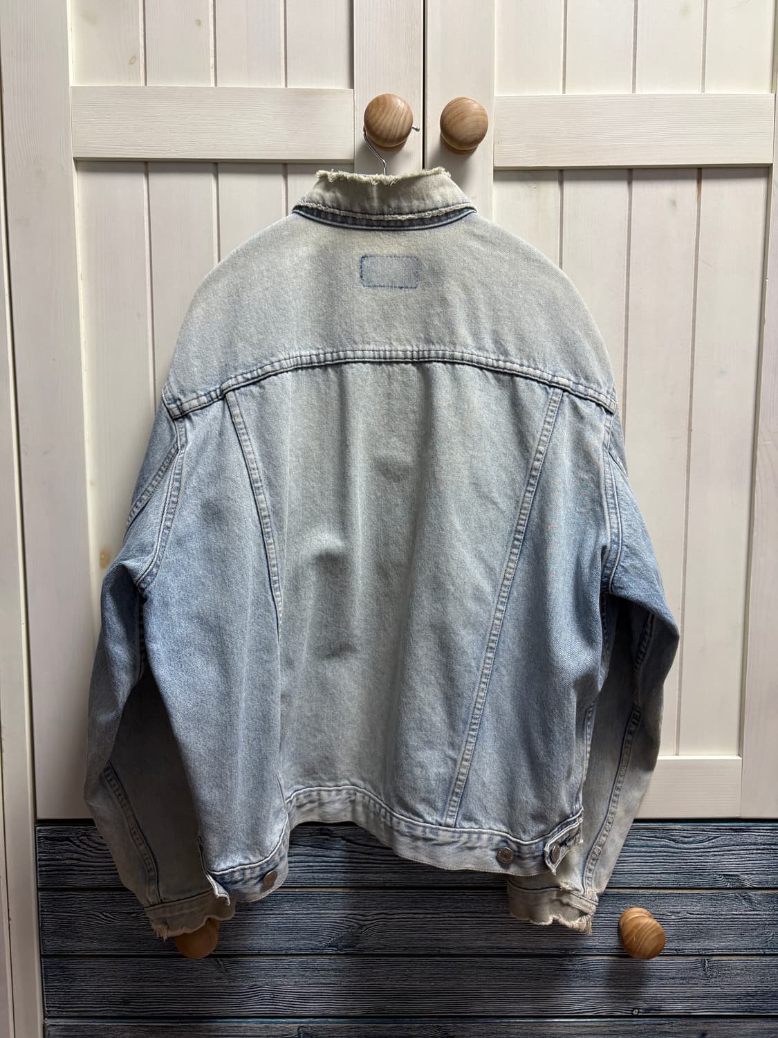 90s 리바이스 오렌지 탭 써드 타입3 데님 자켓 상품이미지4