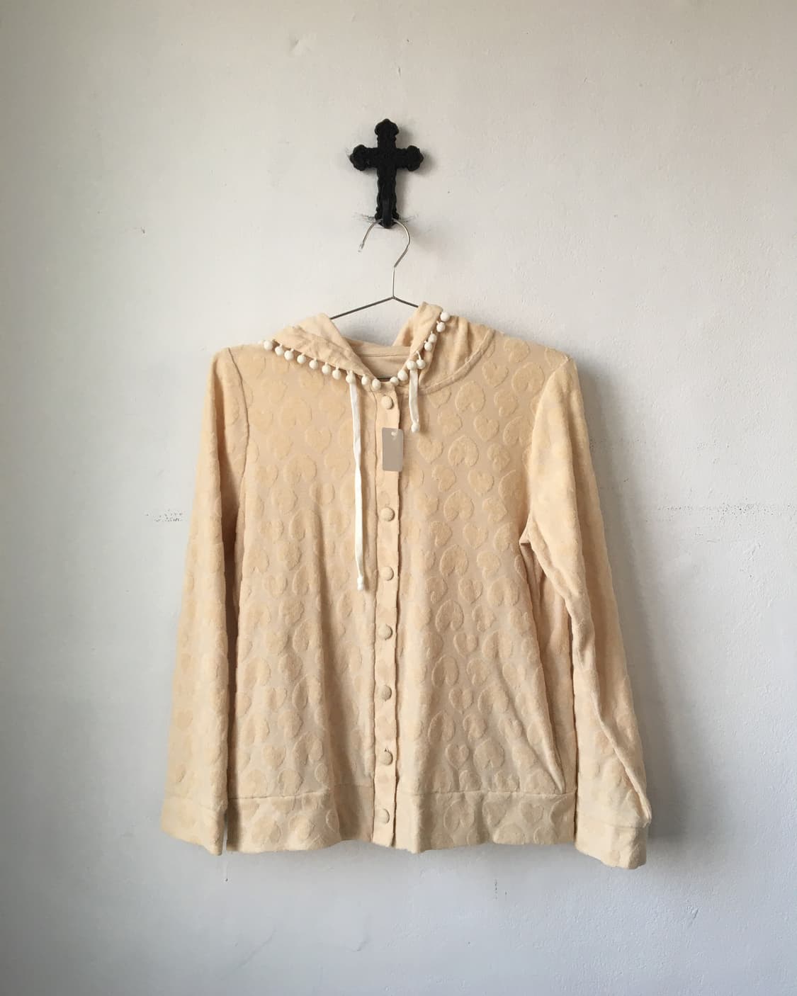 Heart pattern hood jacket 상품이미지2