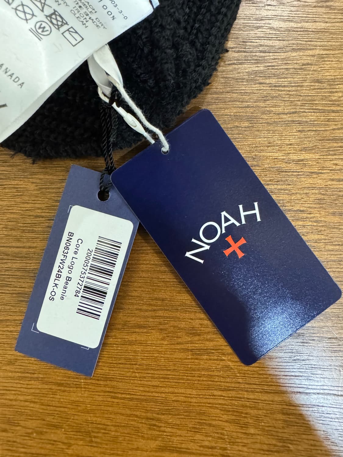 [OS] 노아 비니 블랙 25FW 상품이미지5