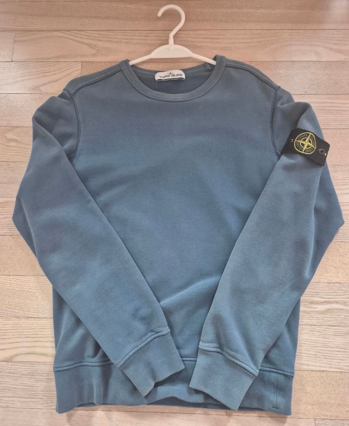 [S]스톤아일랜드 크루넥 청록 맨투맨 상품이미지1