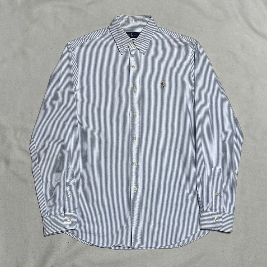 M 폴로랄프로렌 스카이블루 스트라이프 셔츠 상품이미지2