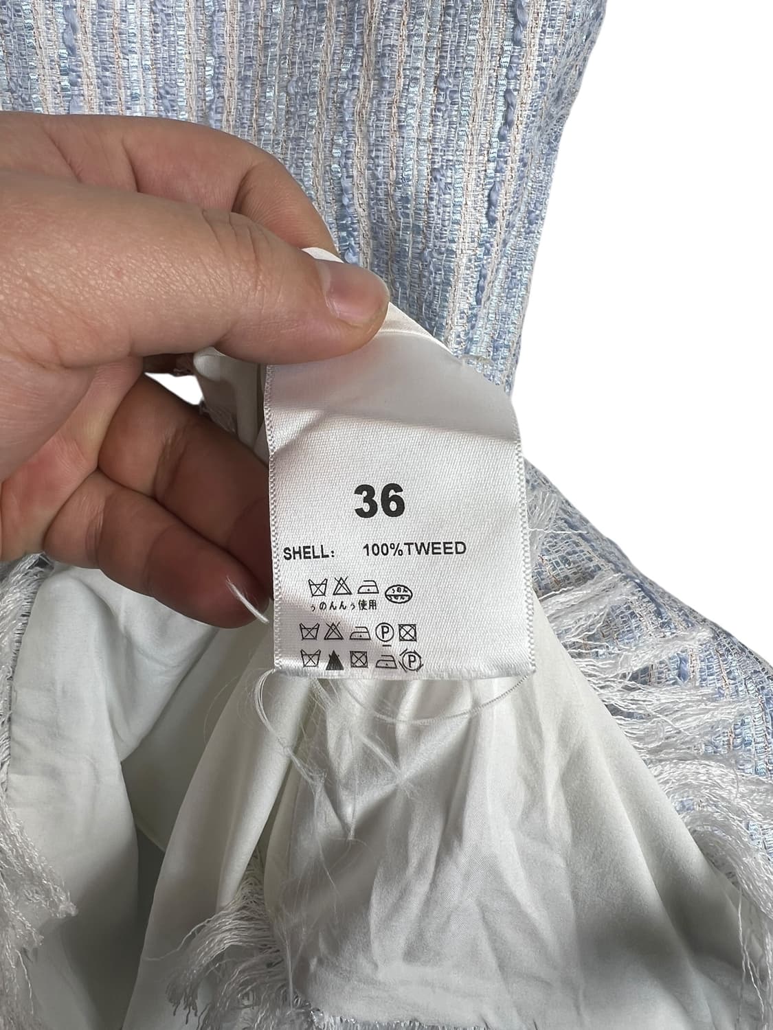 JPN 트위드 원피스 SIZE 36 상품이미지3