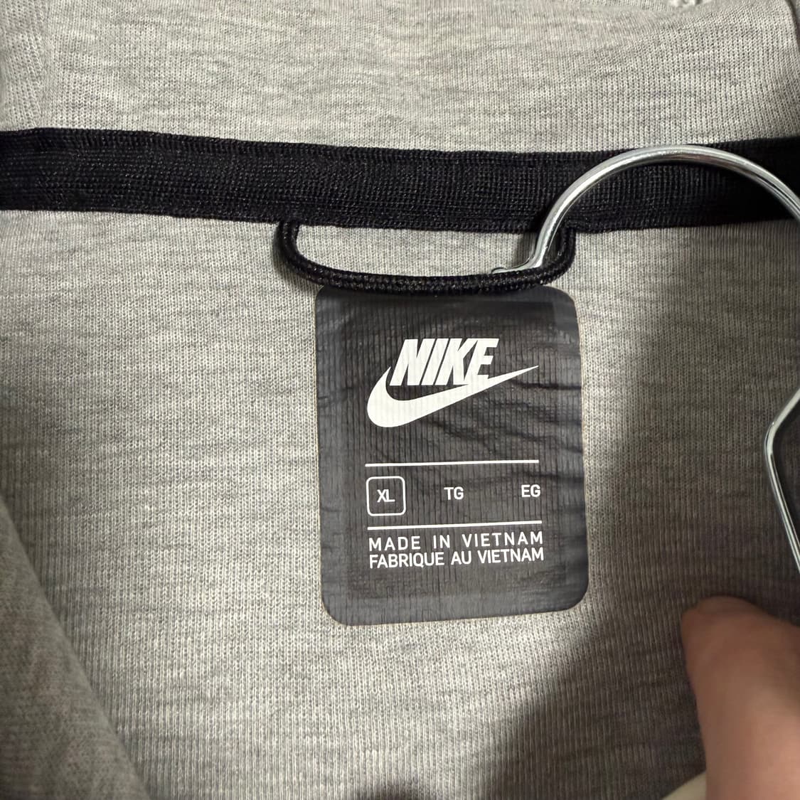 나이키 테크팩 후드집업 그레이 XL 상품이미지3