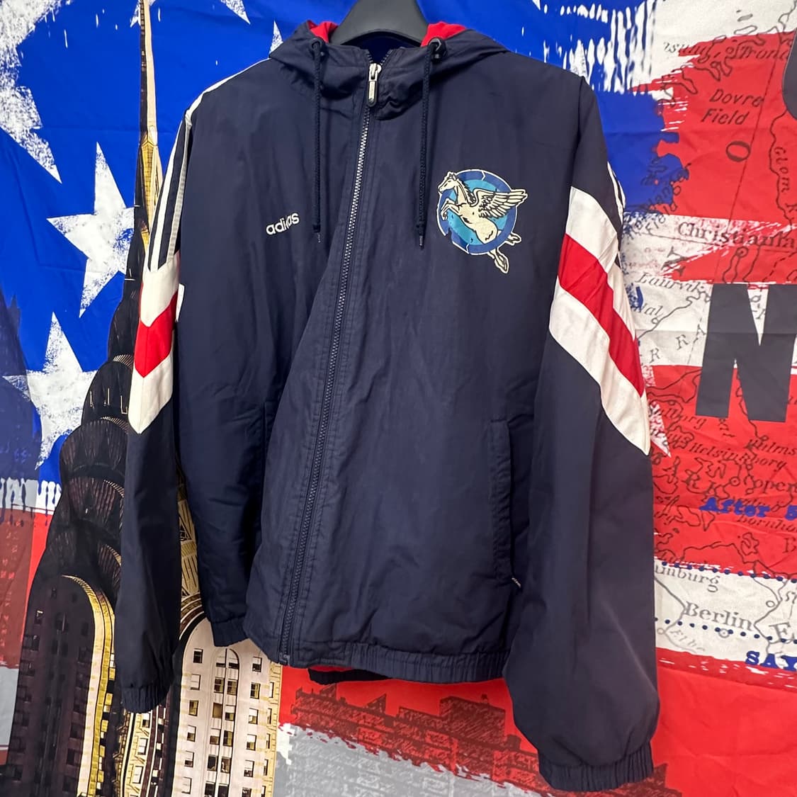 올드스쿨 아디다스 레어템 유니콘 오버핏 누빔후드패딩105 상품이미지2