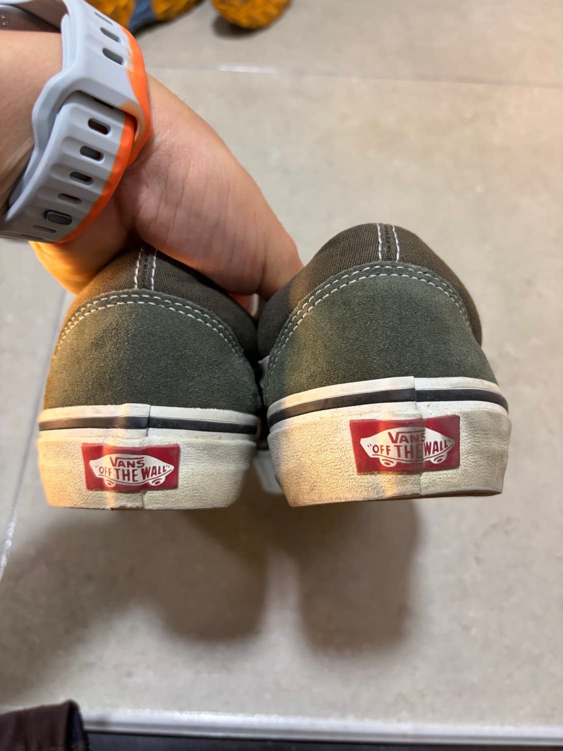 반스 올드스쿨 올리브 스웨이드 260 상품이미지3