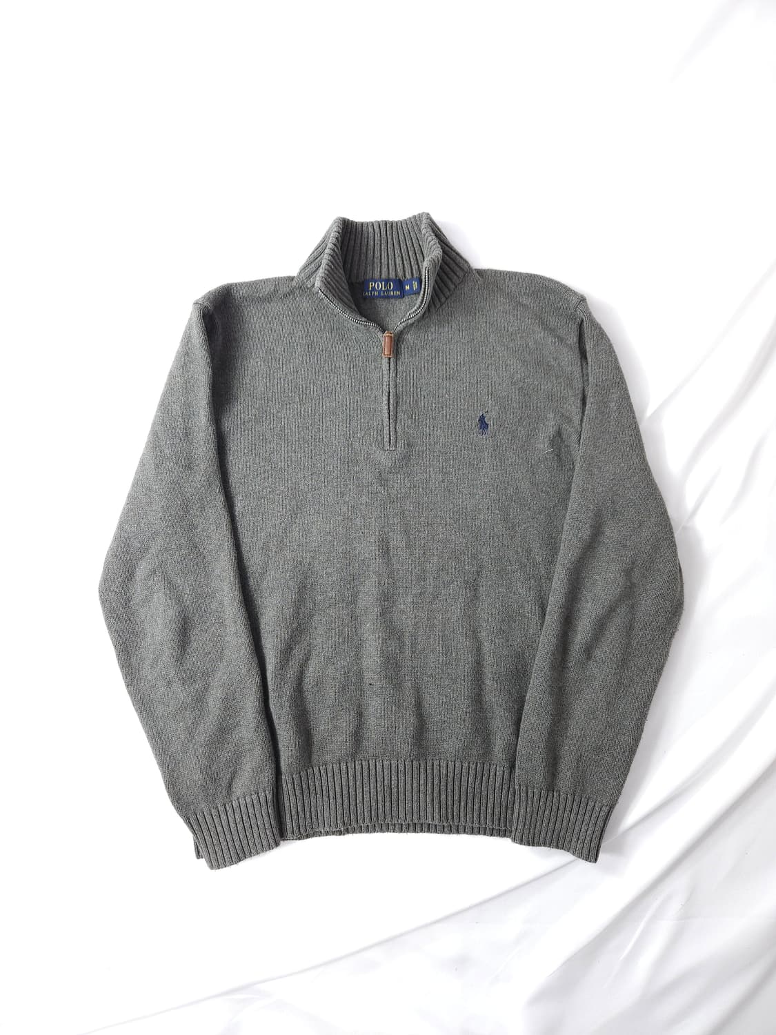 폴로 랄프로렌 신형라벨 니트 하프집업 반집업 스웨터 M 상품이미지1