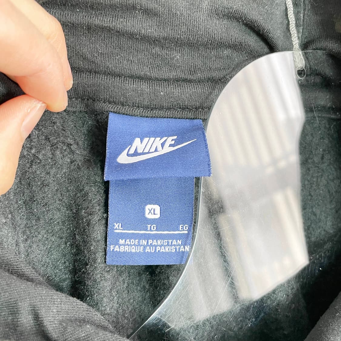 D2 나이키 플리스 후디 블랙 XL사이즈 상품이미지5