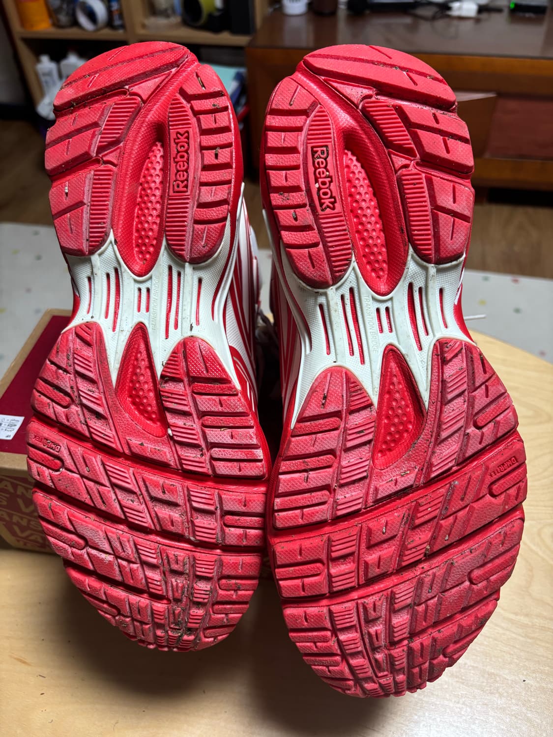 290) 리복 강혁 프리미어 로드 모던 미드 화이트 레드 상품이미지5