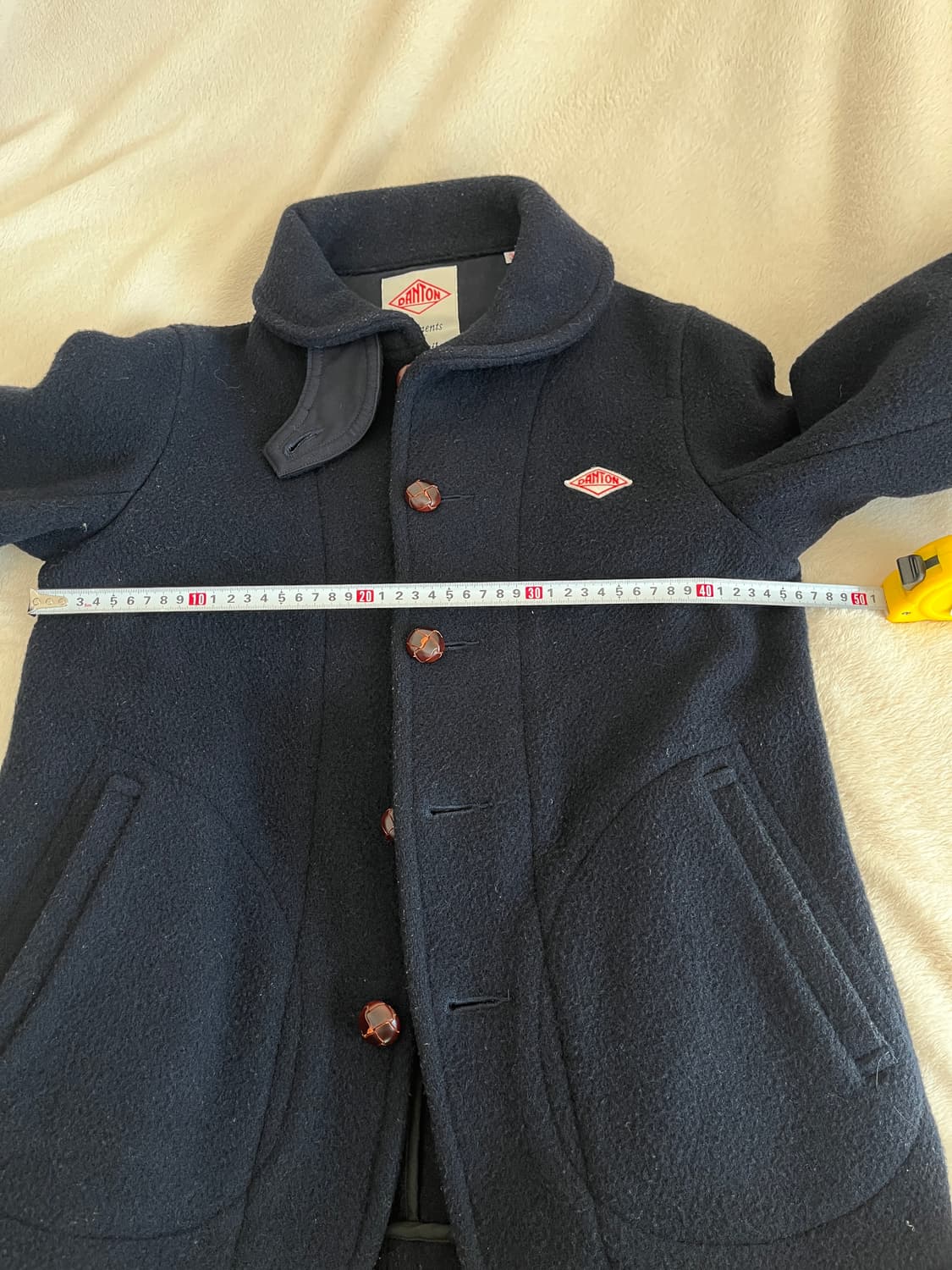 단톤 울자켓 36 네이비 상품이미지5