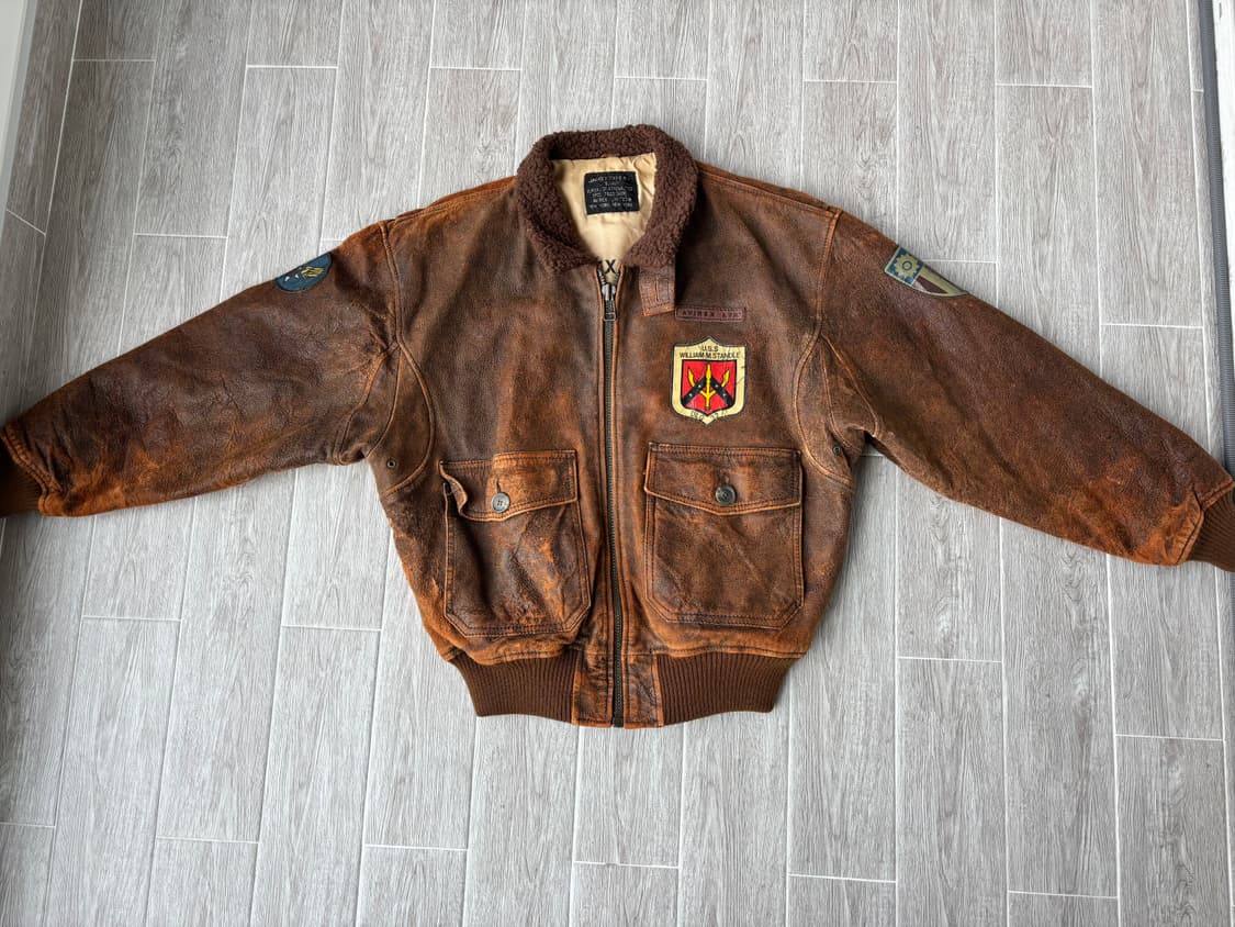 Vintage Avirex Bomber Jacket 상품이미지2