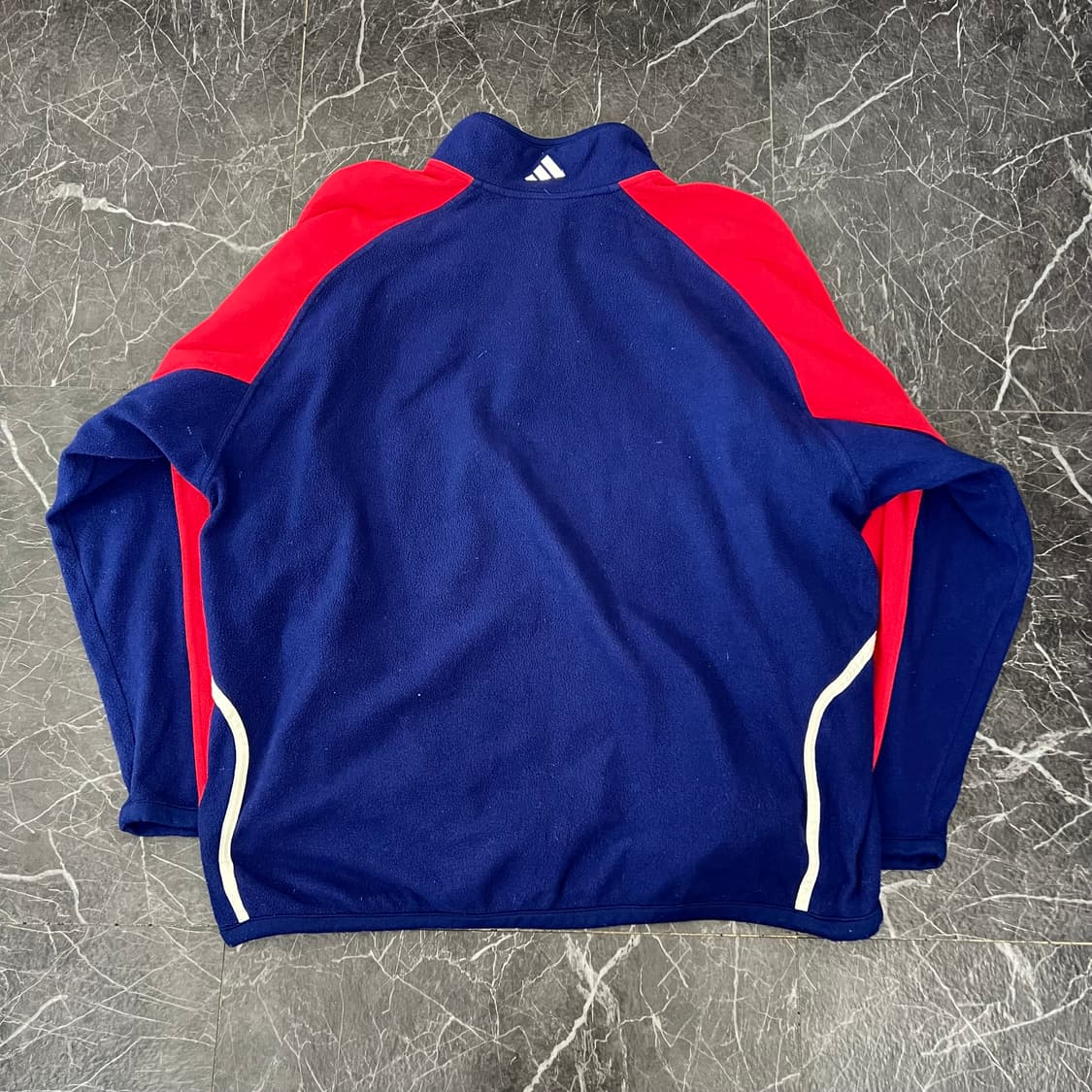 아디다스 아디로고 바이에르 뮌헨 플리스 아노락 집업 상품이미지3