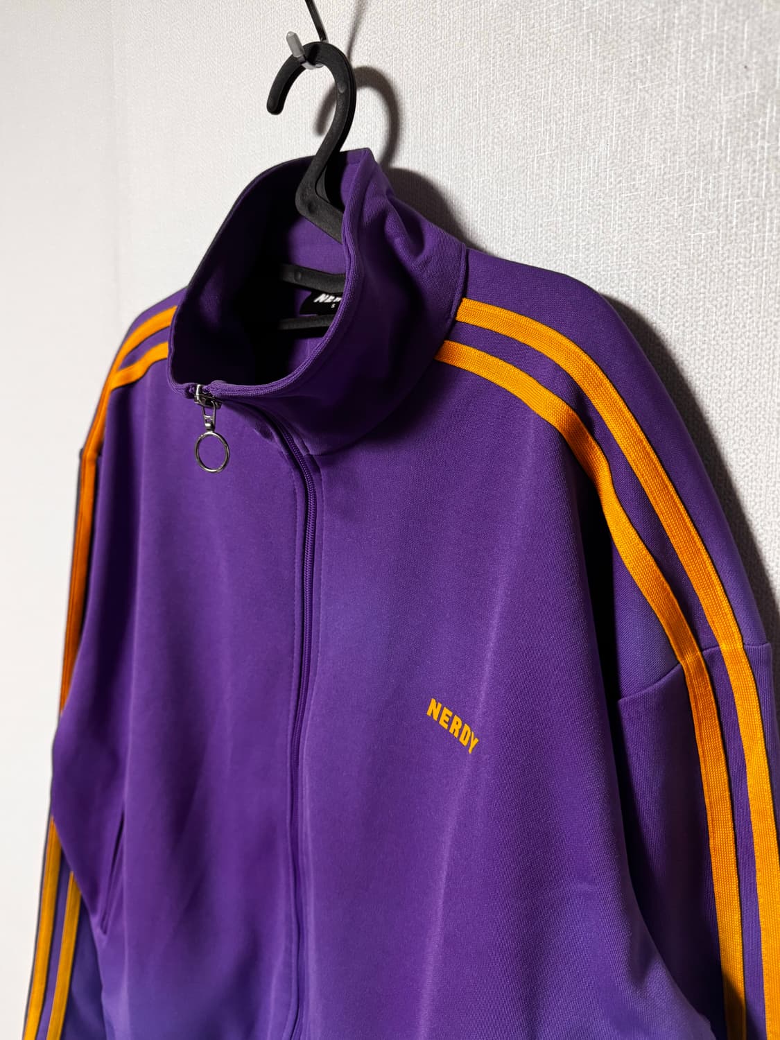 널디 퍼플 오버핏 트랙탑 상품이미지1