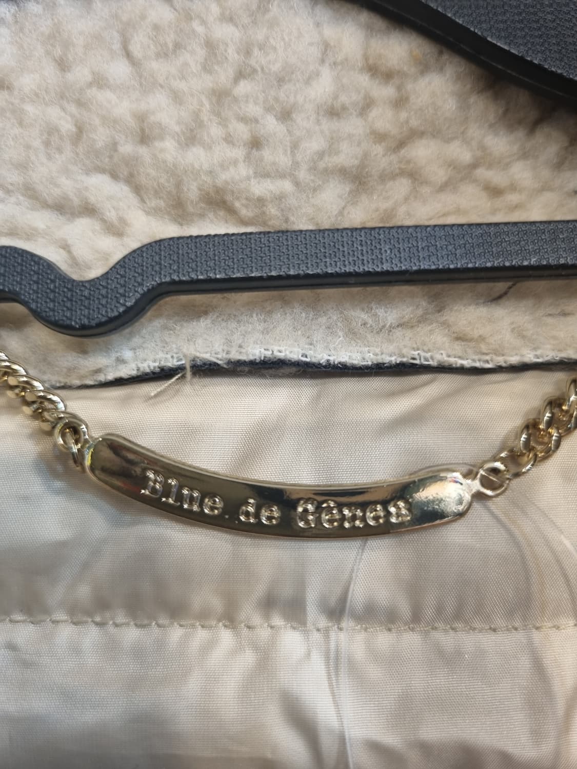 Blue de Genes 무스탕 코트 L 상품이미지4