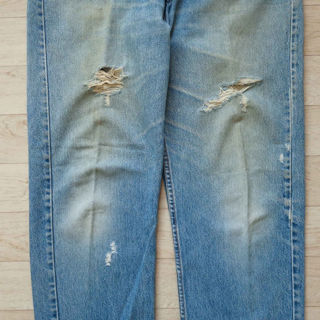 빈티지 리바이스 505 오렌지 블랭크 탭 상품이미지5