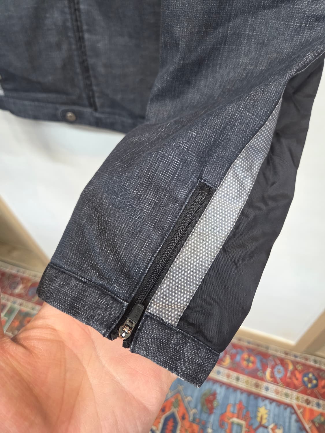 Exr 빈티지 레이싱 데님 방풍자켓 L 상품이미지5