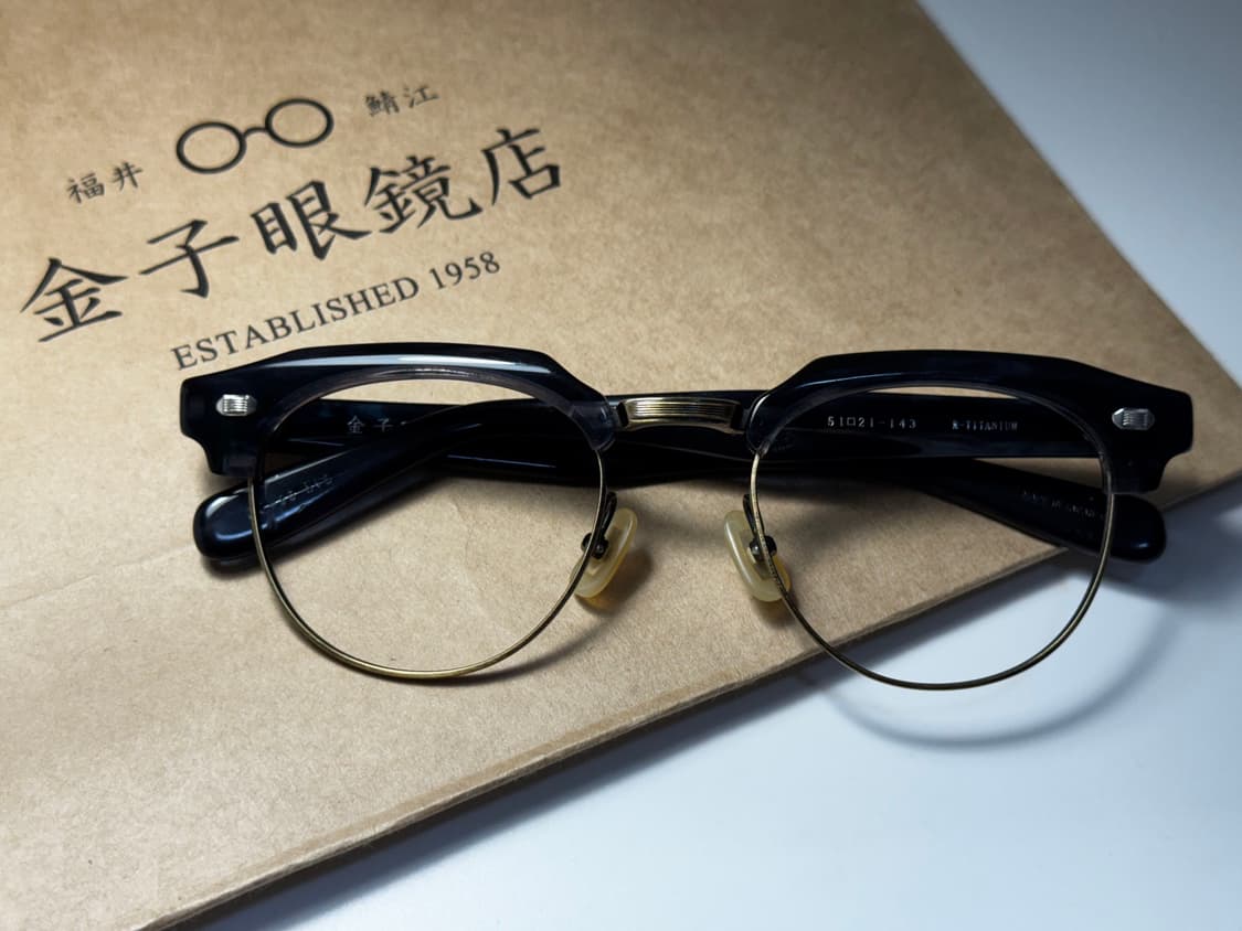 가네코옵티컬 금자안경 KV95 하금테 0212 상품이미지1