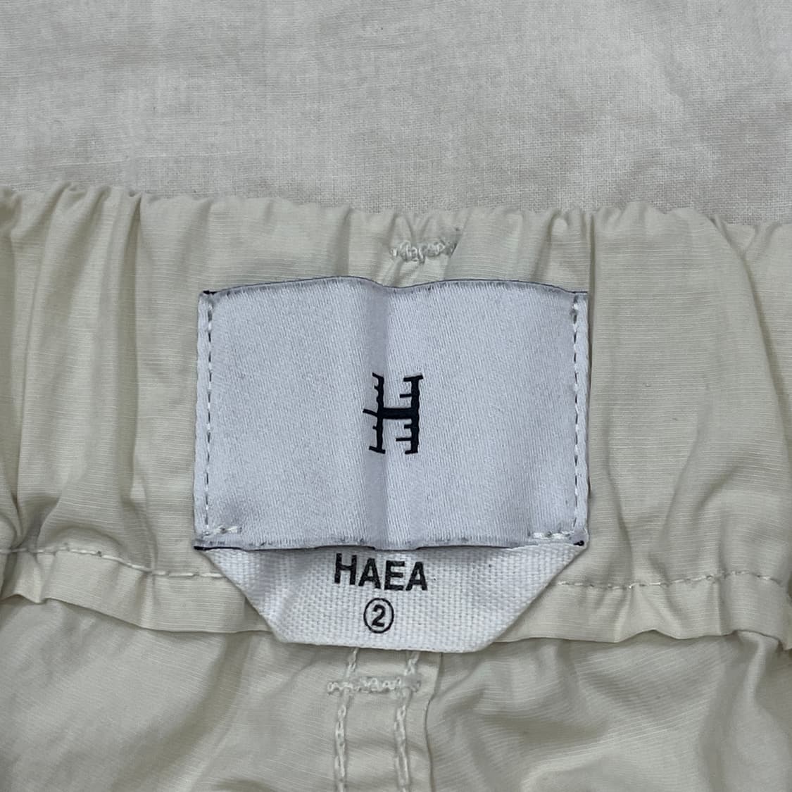 HAEA 해아 나일론 스트링 카고팬츠 아이보리 2 상품이미지4