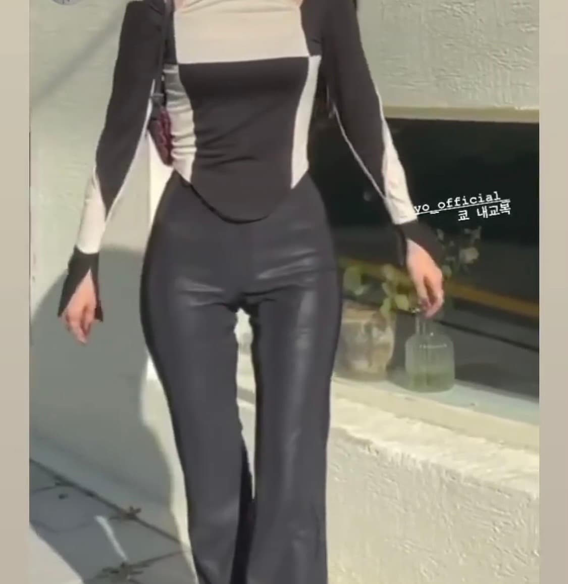 Kyo 컬러블록티 상품이미지3