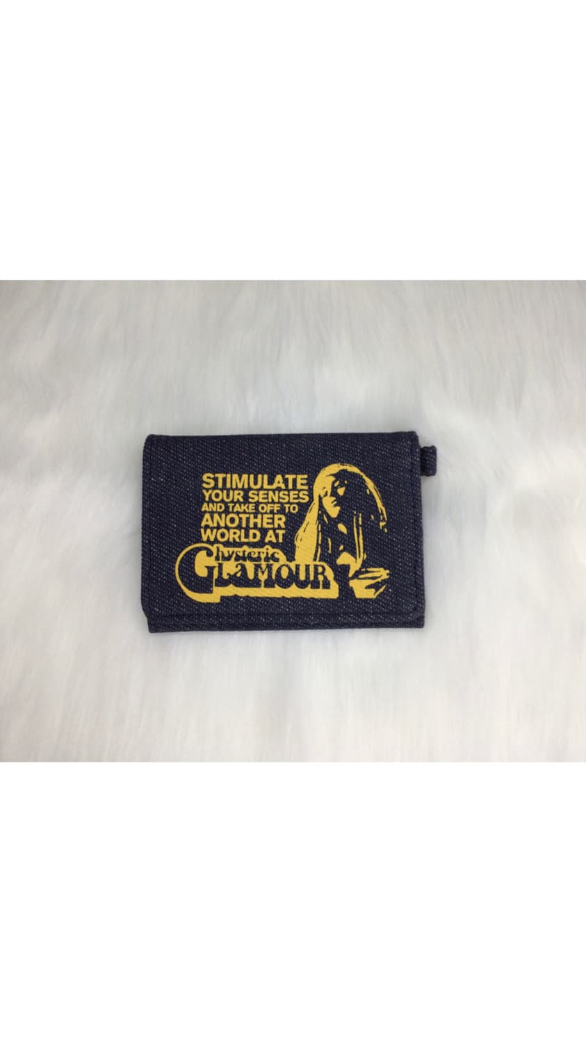 히스테릭 글래머 데님 프린팅 카드 지갑 상품이미지2
