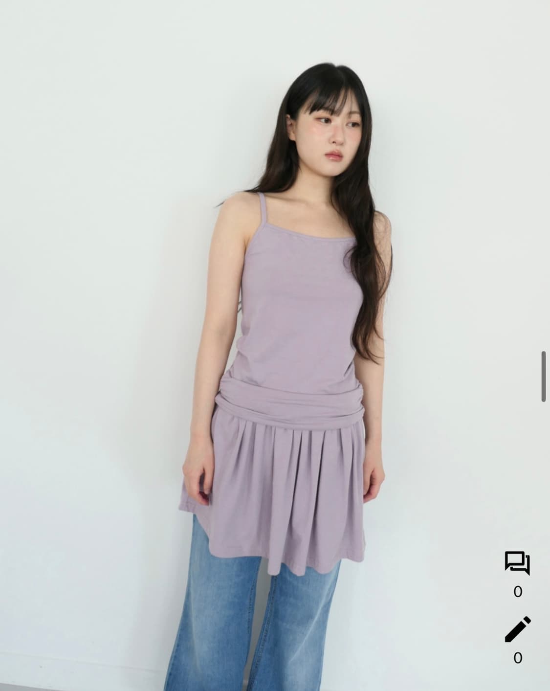 피타 셔링 슬리브리스 레이어드 나시 phita 상품이미지1