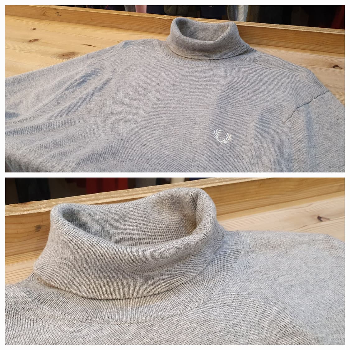 95.프레드페리 울 폴라니트  상품이미지3