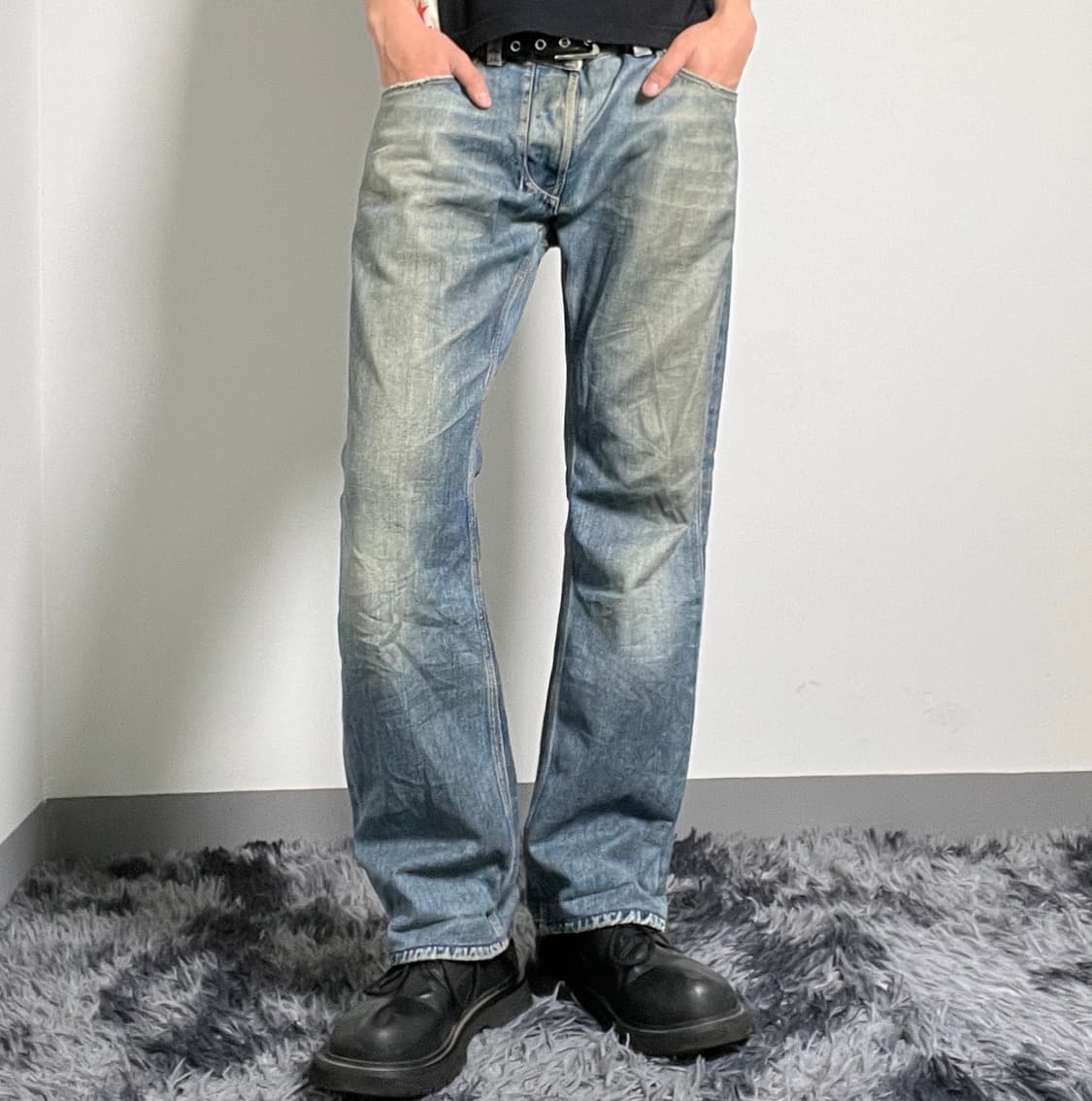 Diesel 디젤 빈티지 워싱 데님 팬츠 33 상품이미지3