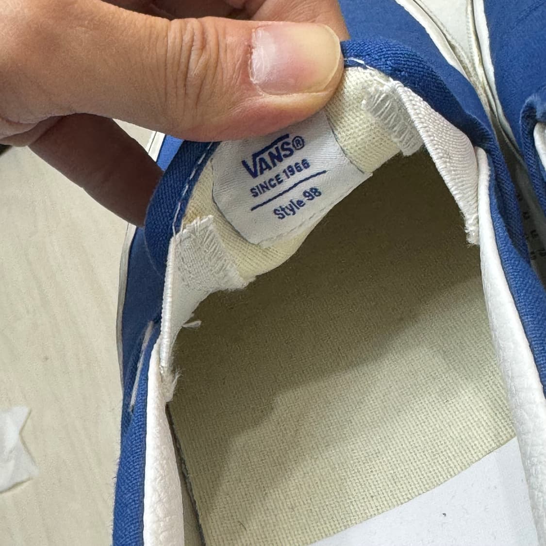 280) 반스 애너하임 슬립온 블루 상품이미지3