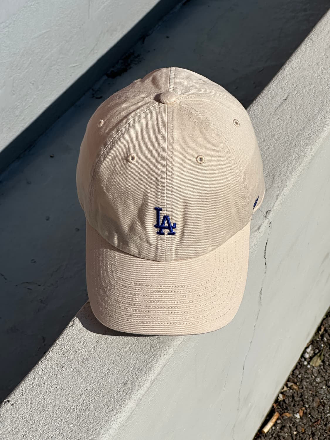 [F] 47브랜드 다저스 로고 아이보리 볼캡 모자 상품이미지1