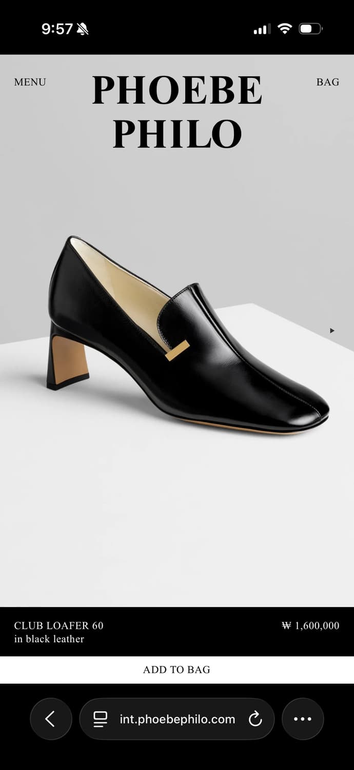 Phoebe philo 피비 파일로 로퍼 IT 39 상품이미지3