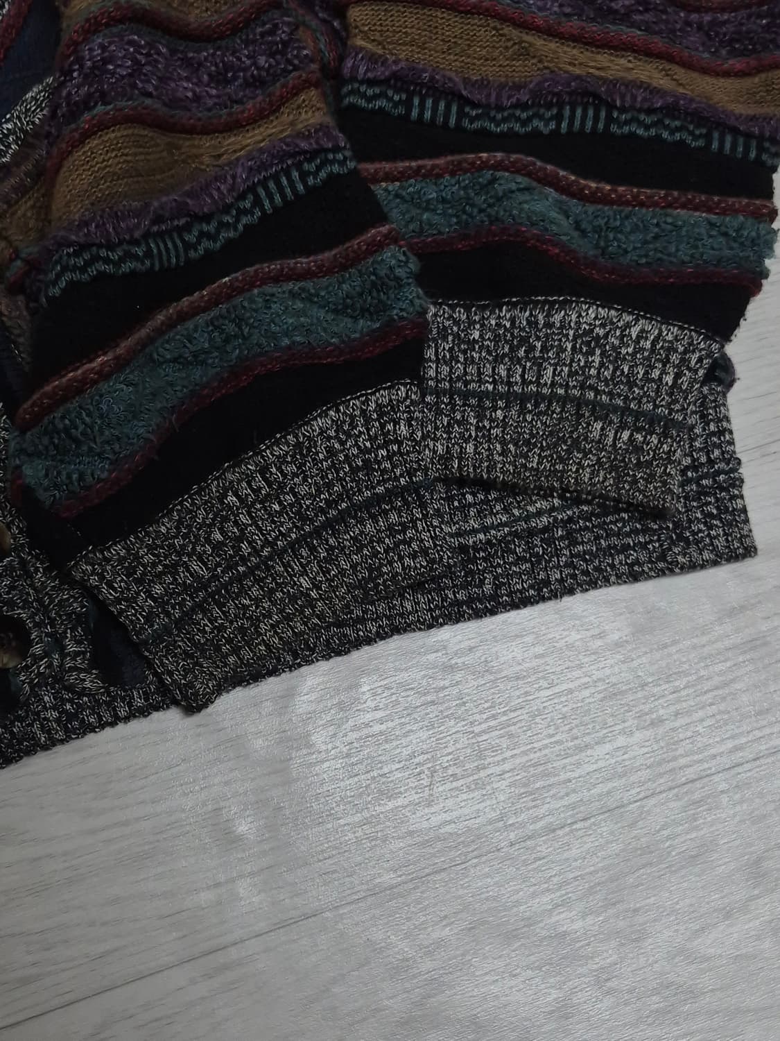 L) 케이블 멀티컬러 가디건 상품이미지5