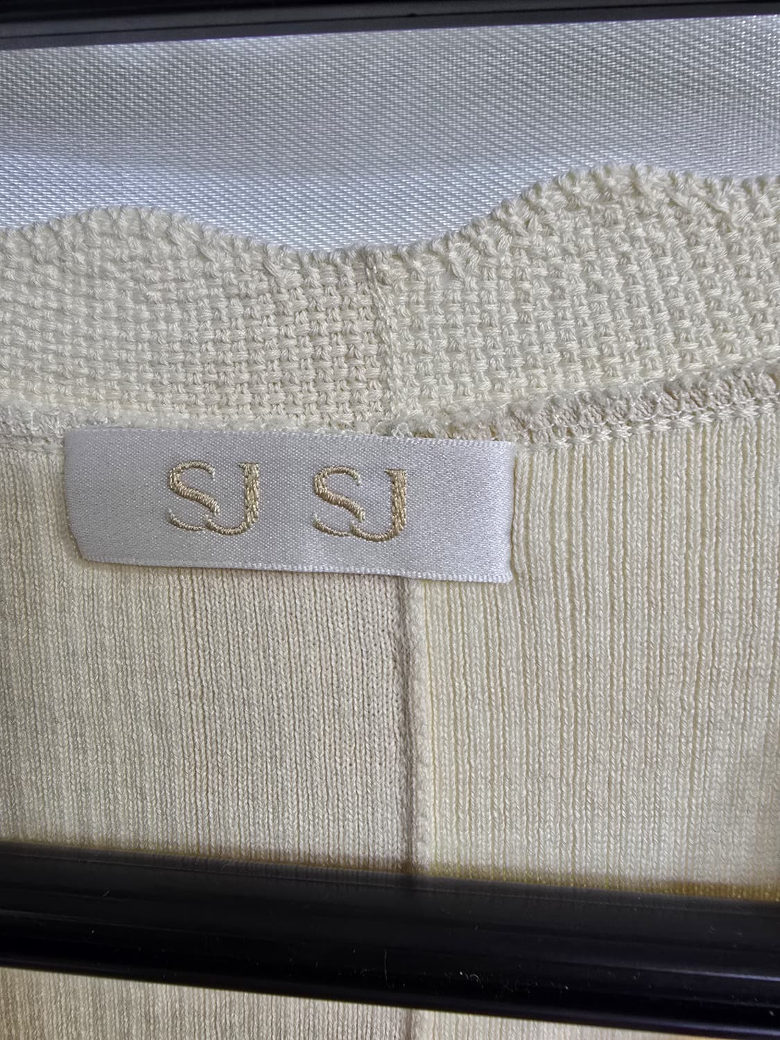 SJSJ 아이보리 골지 니트 가디건 (1933) 상품이미지3