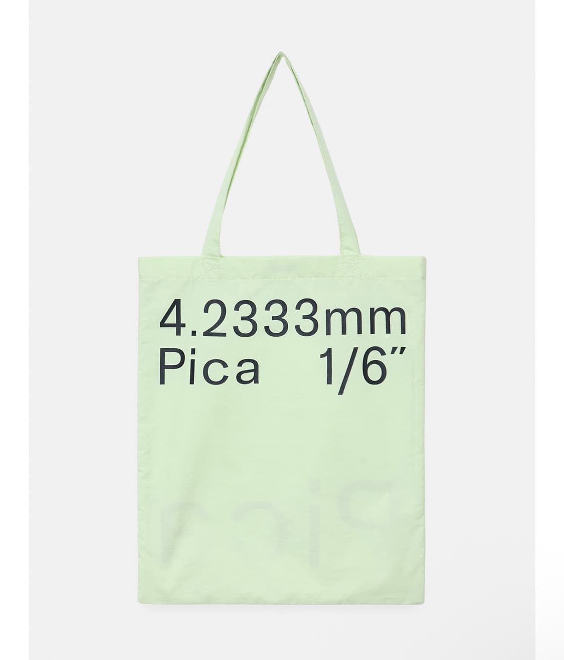 파이카 pica 더블사이드 로고 숄더백 라임 상품이미지2