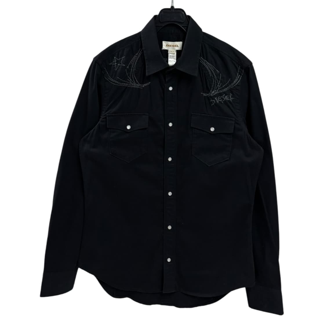 DIESEL 디젤 슬림핏 옥스포드 셔츠 상품이미지1