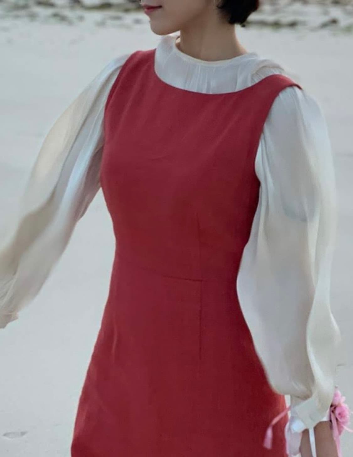 린넨 원피스 하객룩 정장원피스 상품이미지2